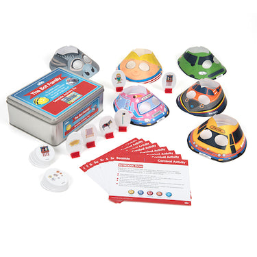 bee-bot/blue-bot seaside activity tin